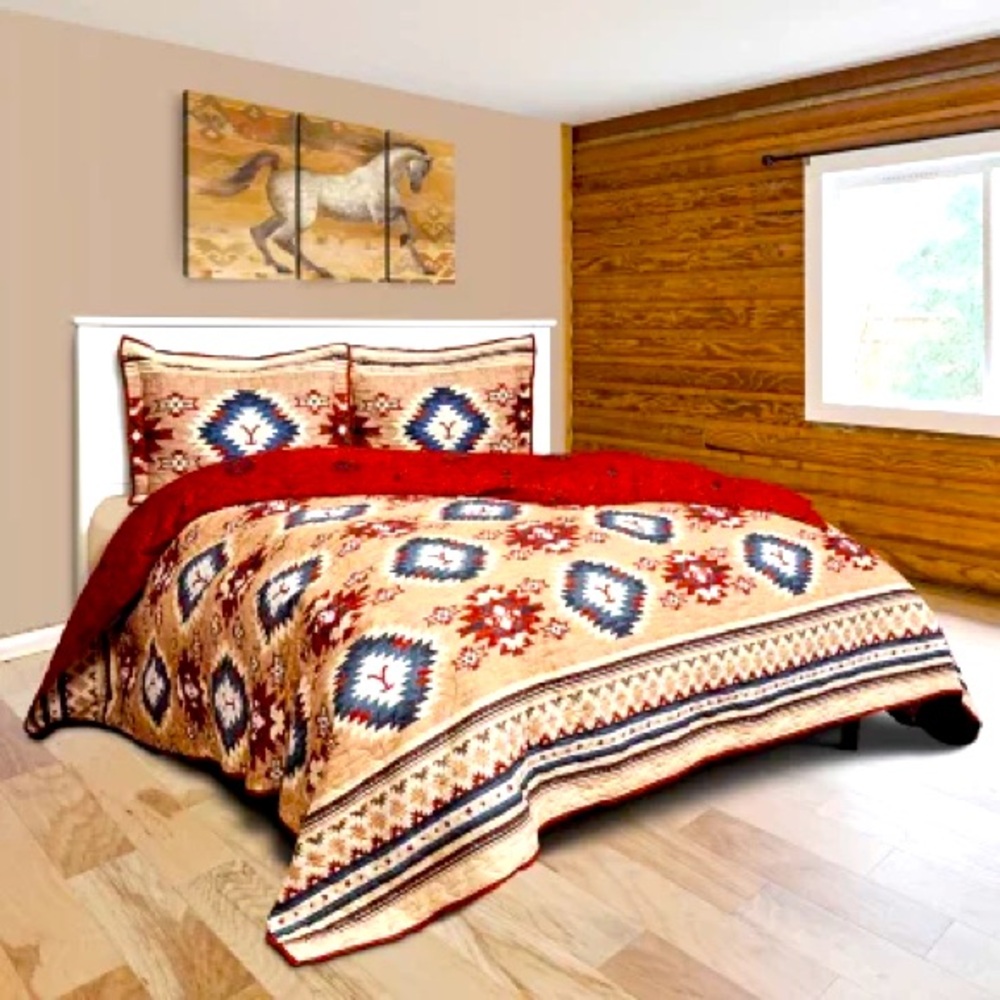 Yellowstone king 3-Piece Quilt Set